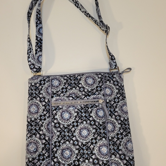 Vera Bradley Black and Blue Patterned Women's Bag - Picture 5 of 6